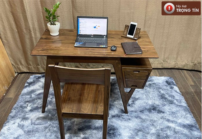 Bàn làm việc gỗ Óc Chó 01